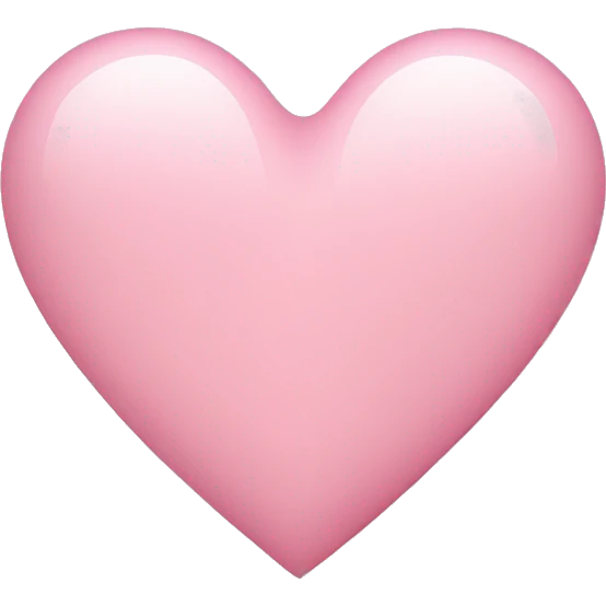 light pink heart emoji