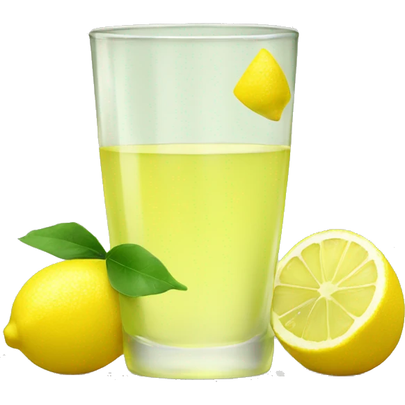 Shotglass of limoncello  emoji