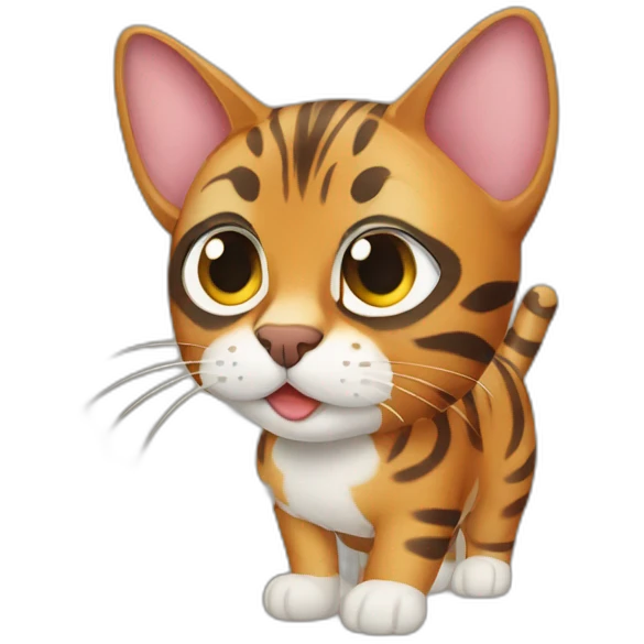 Bengal cat emoji
