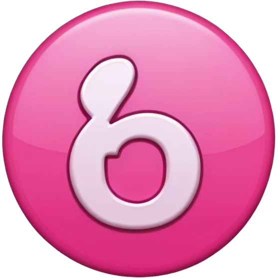 pink 3d Pinterest logo emoji