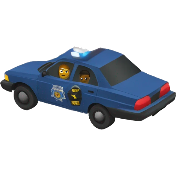 Police chase emoji
