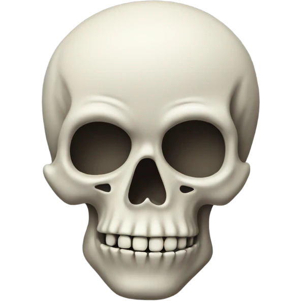 confuse skull emoji