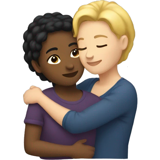 Lesbian cuddles  emoji