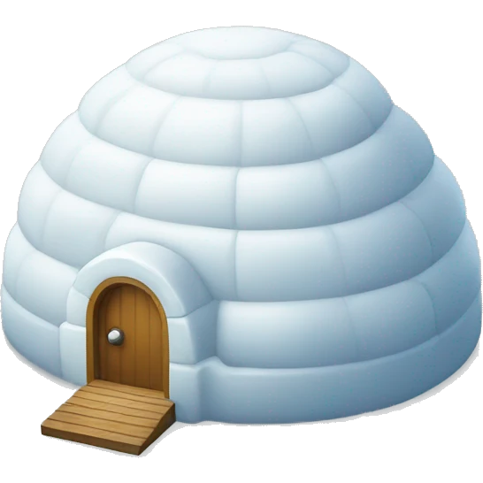 igloo question mark on top emoji
