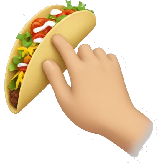 Arm that smells like tacos emoji