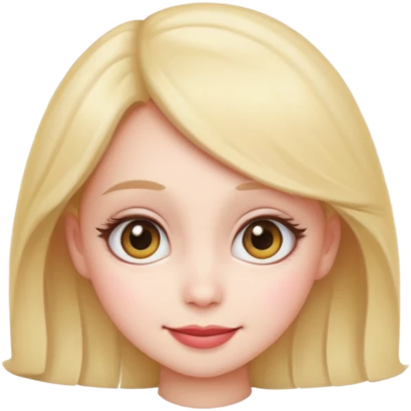 coquette emoji, shy smile, big eyes, blushing emoji