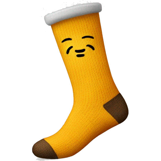 Non-slip sock emoji