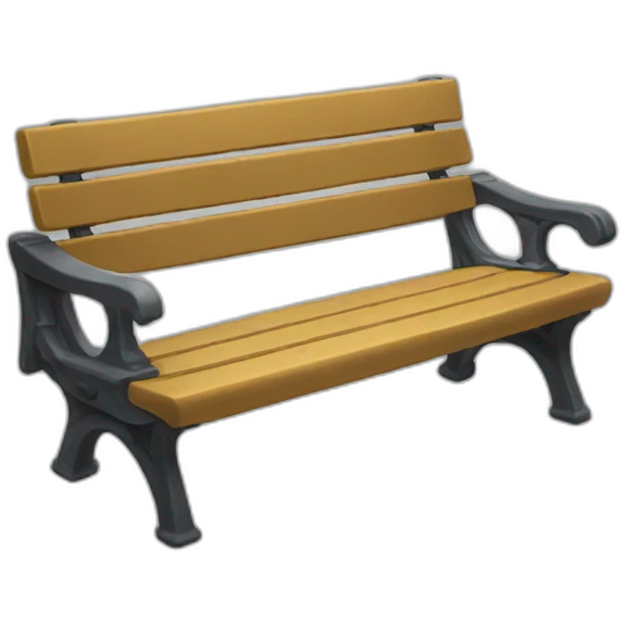 minion seat on bench emoji