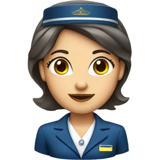 Flight attendant  emoji
