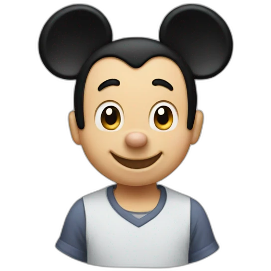 Mickey mouse emoji