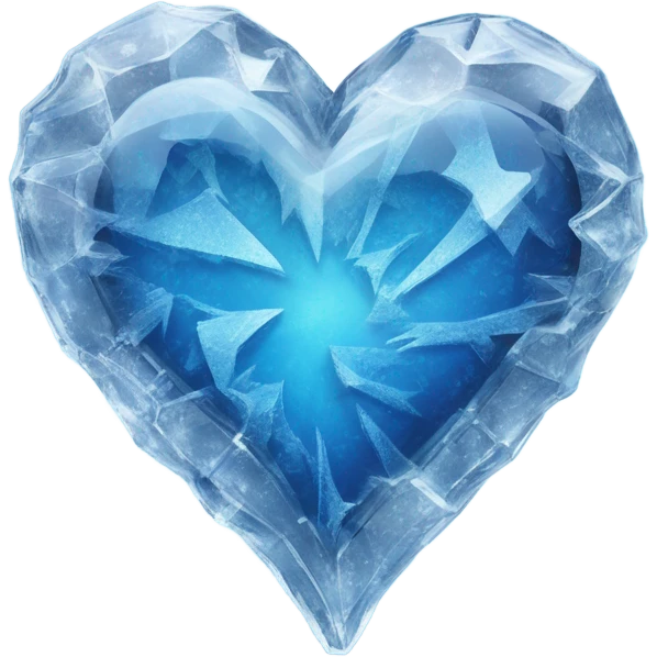 icey frozen heart emoji
