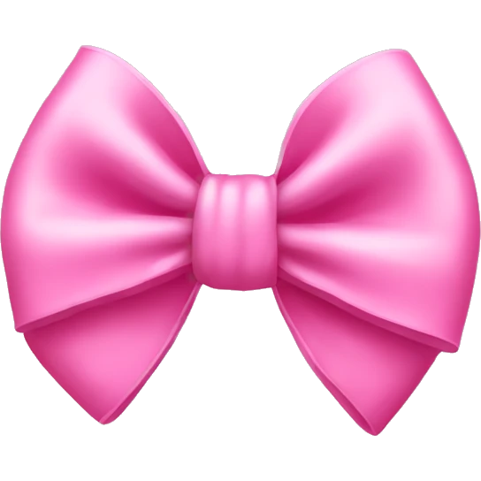 pink bow emoji
