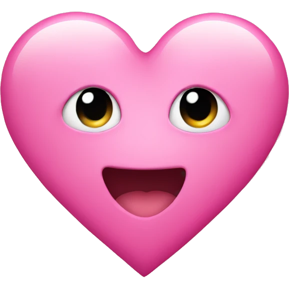 Pink heart emoji