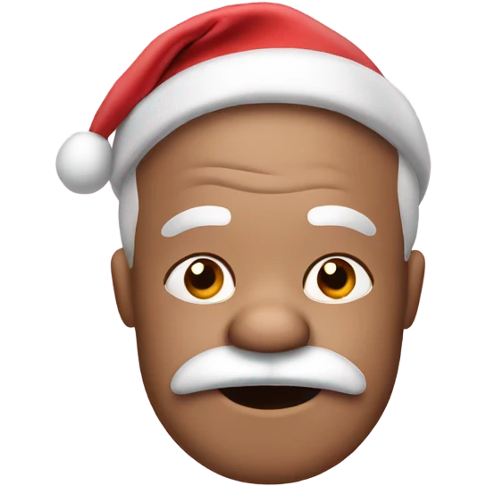 Santa with pig nose emoji