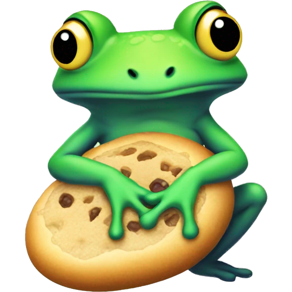 trippy frogg holding bun emoji