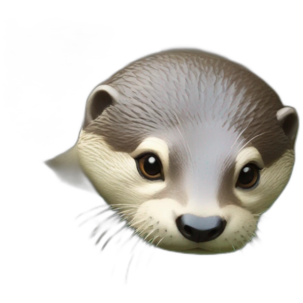 Loutre sur tortue emoji