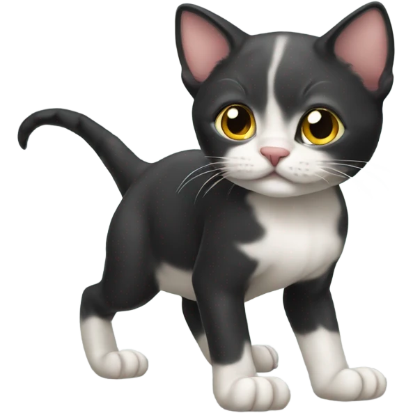 Crab walk kitten emoji