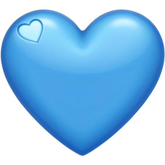 Blue heart emoji