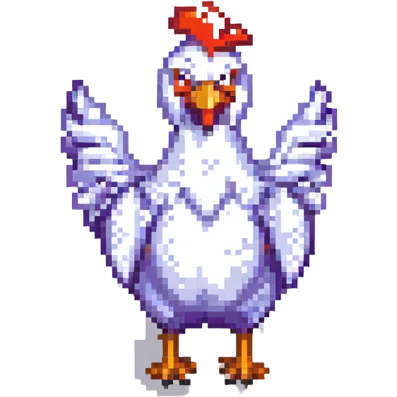 DANG CHICKEN! VICTORY POSE emoji