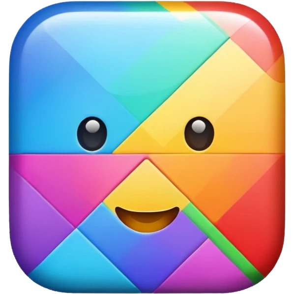 Cuadrado arcoiris  emoji
