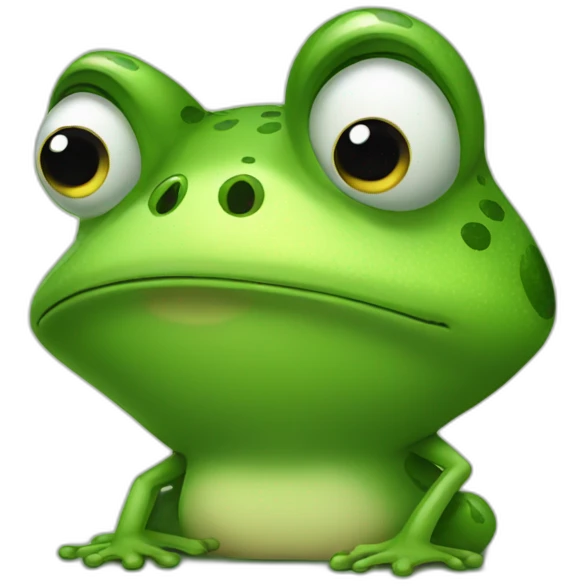 mr frog stressed emoji