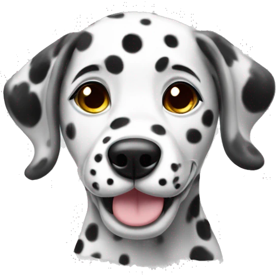 rainbow dalmatian puppy emoji