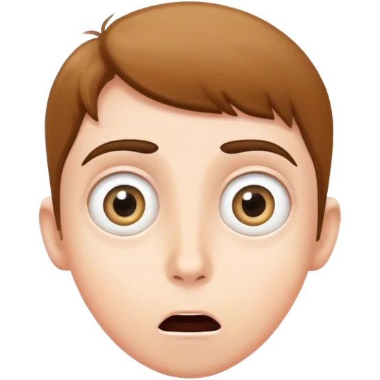 دوتا چشم با حالت تعجب emoji
