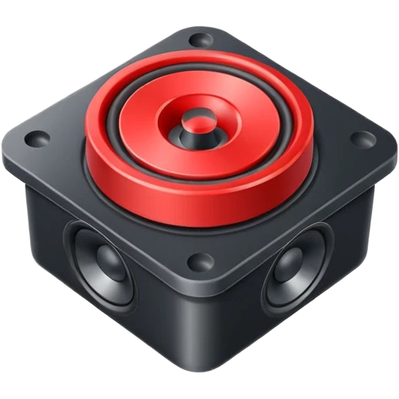 mac os icon audio speaker forbidden mute isometric red mark emoji