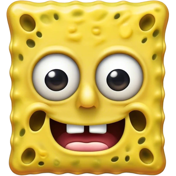 Scared SpongeBob  emoji
