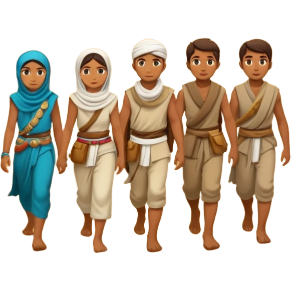 Desert Nomad Travelers emoji