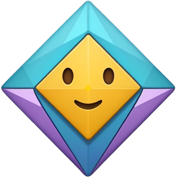 beş köşeli mor yıldız emoji