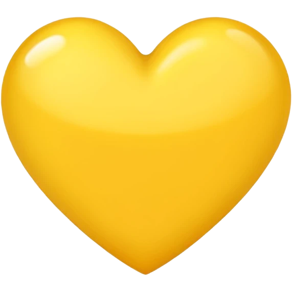 Baby yellow heart emoji