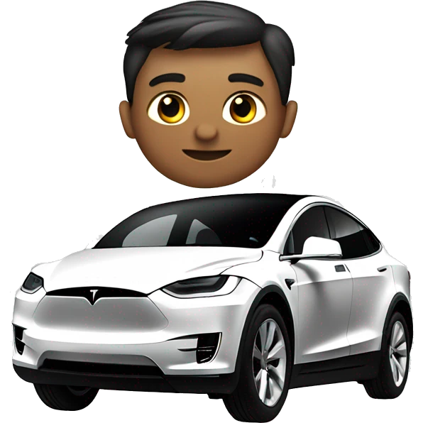 Self driving tesla emoji