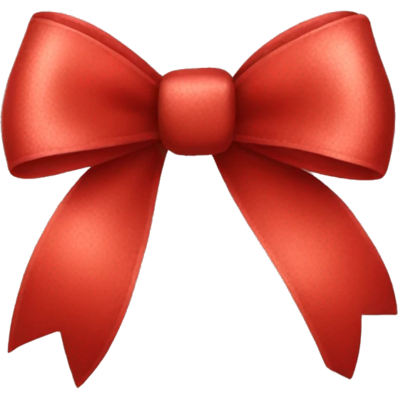 Red bow emoji