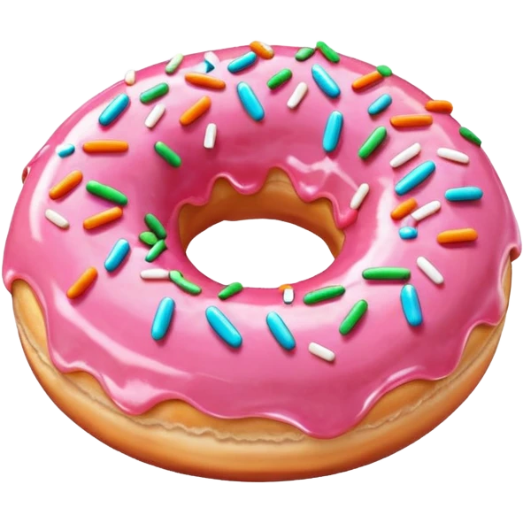 light pink donut emoji