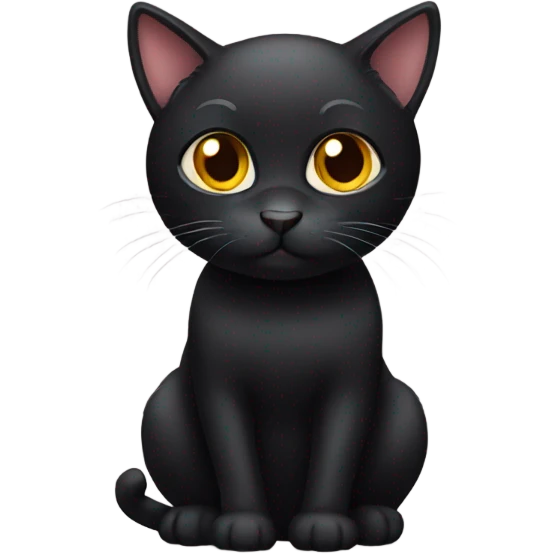 Black cat  emoji