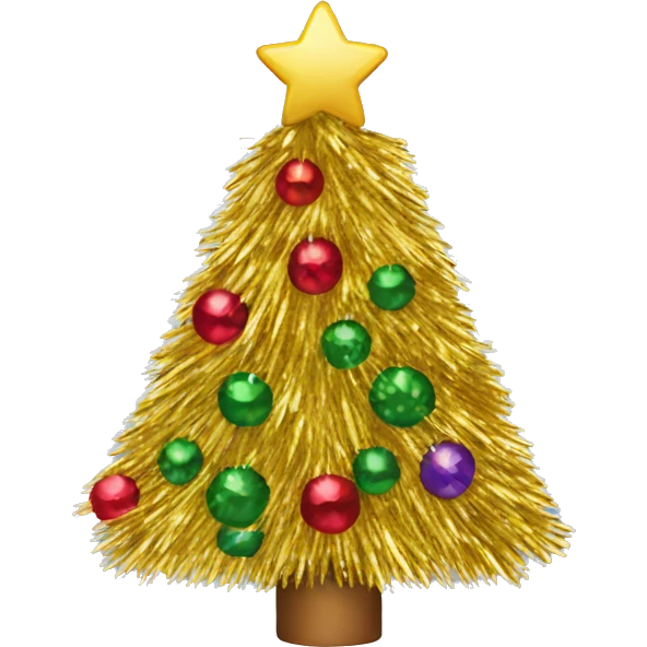 Christmas tinsel emoji