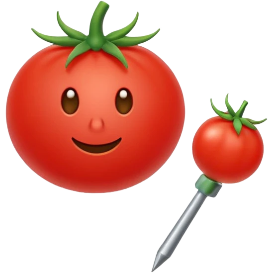 tomato cursor pointing left top emoji