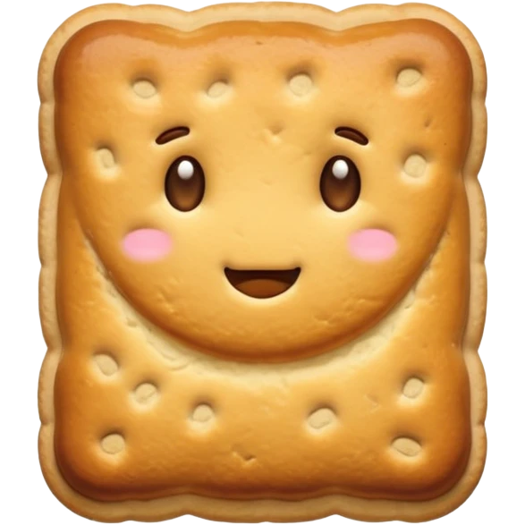 plain American biscuit, split and fluffy emoji