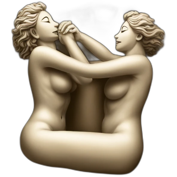 Kamasutra position statues emoji