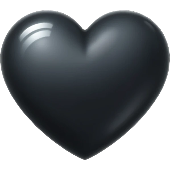 black heart emoji