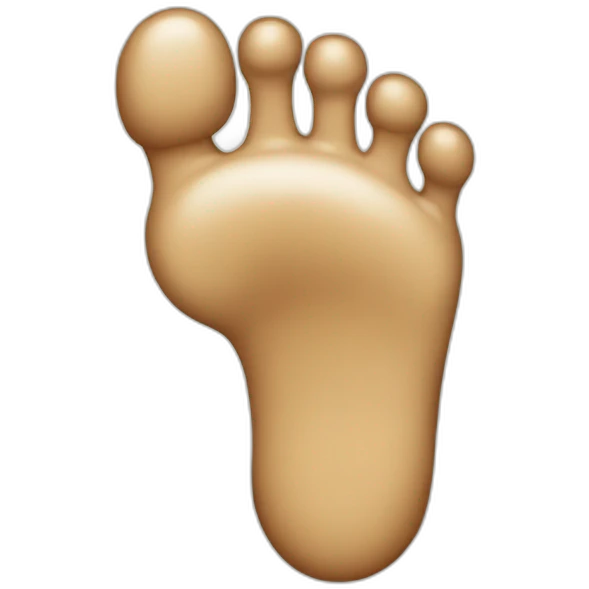 Foot emoji