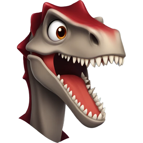 Vampire dinosaur  emoji