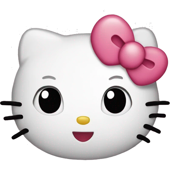 Hello kitty heart  emoji