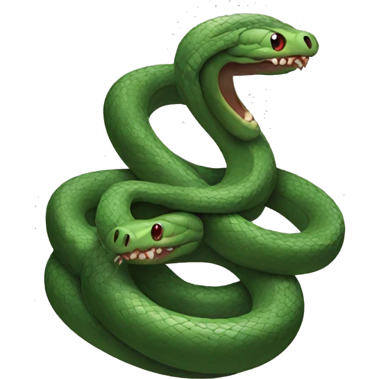 two headed snake  emoji
