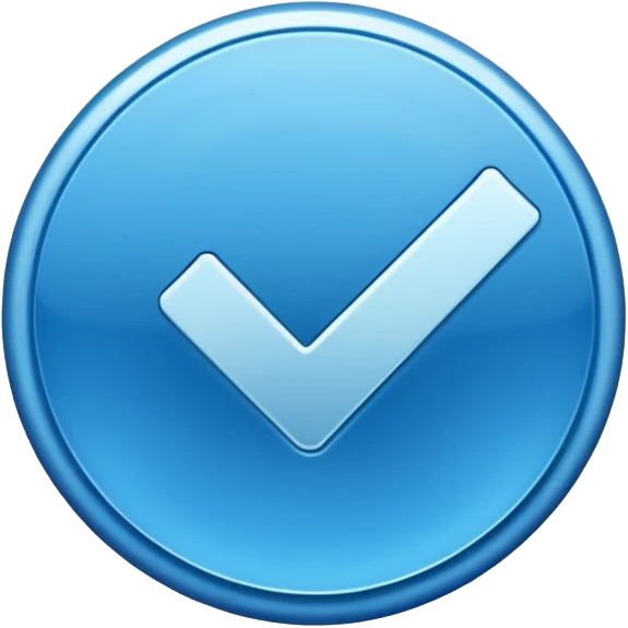 Make a emoji of official Instagram verified Blue tick  emoji