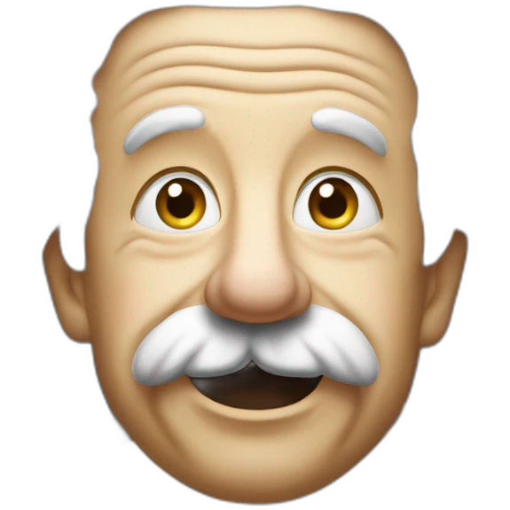 Einstein chevauchant un âne  emoji