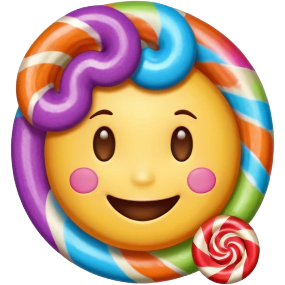 single charactarized personified candy sweet treat emoji