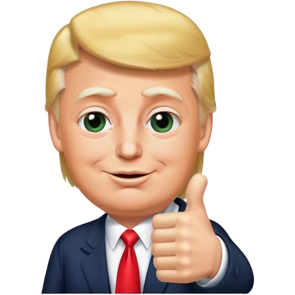 Trump thumbs up emoji