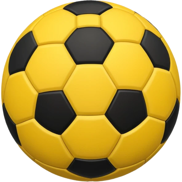 pelota amarilla con negro emoji